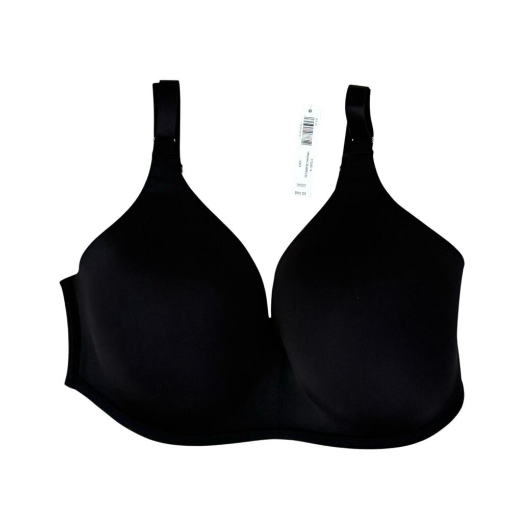 Soma Black Seamless T-Shirt Bra with Wide Straps